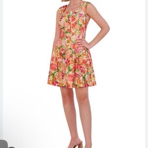 Vince Camuto Multicolor Floral Dress